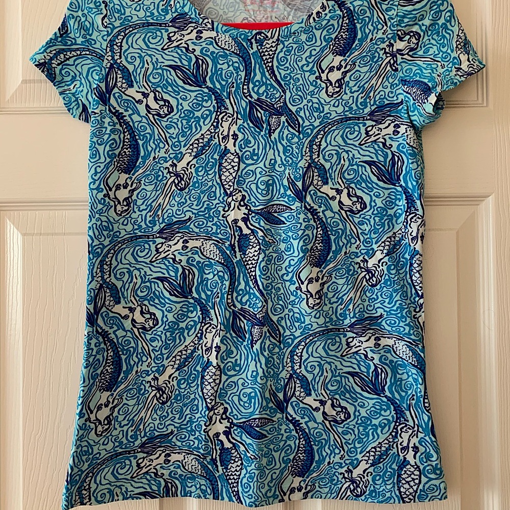 RARE! 🧜‍♀️ Lilly Pulitzer Nice Tail Mermaid Shirt